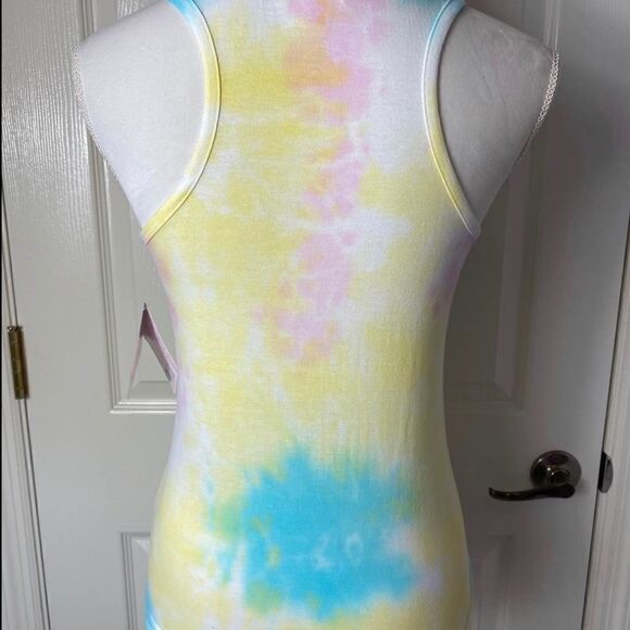 CHUBBY MERMAID “Save The Manatees” Girls Large Tank - Picture 3 of 5